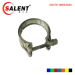 High Quality 1X 2.5" 63mm Silicone Hose T-Bolt Clamp 2.76"-3.07" 301 Stainless Steel