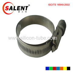 High quality 1X 4" 102mm Silicone Hose T-Bolt Clamp 4.25"-4.57" 301 Stainless Steel