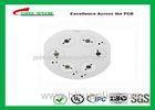 LED lights PCB with Aluminum Base , Quick Turn PCB Prototypes White Solder Mask