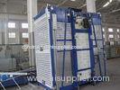 Blue Cage Of Construction Hoist Elevator , Building Lifting Machine