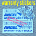 tamper resistant warranty labels