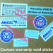 tamper resistant warranty labels