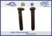 4.6 Grade Steel Railroad Track Spikes Plain Surface DIN Standard