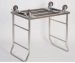 Double handrail stainless steel logistics utility trolleys