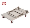 Folding stainless steel platform hand trolleys