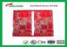 Red Multilayer PCB 6 Layer FR4 IT180 Material 1.0mm , 0.35MM Min Hole