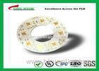 Round LED Lights Printed Circuit Board Single Side Yello Silkscreen PCB