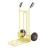 Fixed and folding toe plate sack truck