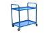 Material transport metal tray type warehouse trolley