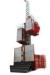 Double Cage Red Construction Material Hoists Box for Electric Power Plants