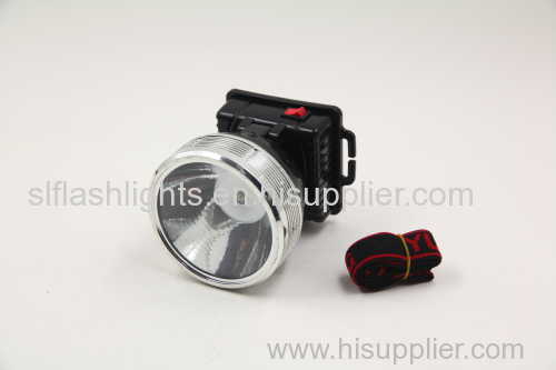 1pc Plastic LED Head Dry Battery Flashlight