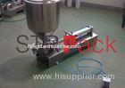 Single head Semi automatic Piston Filling Machine for Liquid Syrup 5 - 20 Bottles / min