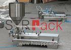 Double Heads Pressure Ointment Filling Machine for Water Milk 5-20 Bottles / min