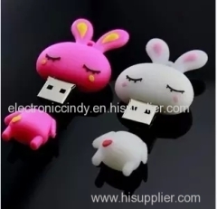 Cartoon rabbit customized USB drive