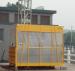 Custom 1200kg Yellow Material Construction Single Cage Hoist 3.2 x 1.5 x 2.5m