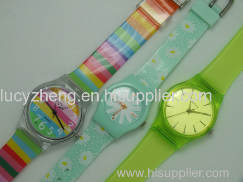 plastic watch for child simple watch