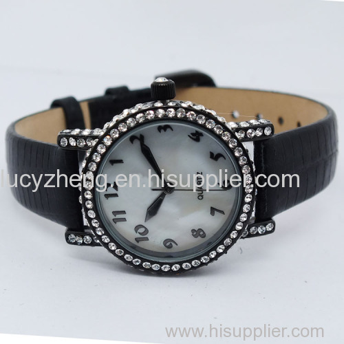 Diamond alloy watch for women