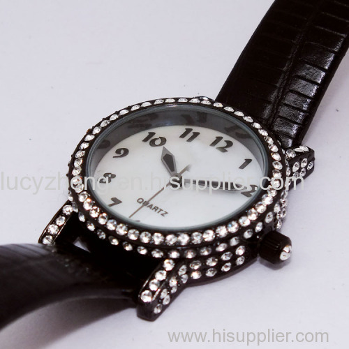 Diamond alloy watch for women