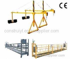 Yellow High Working Suspended Access Platform Scaffold Systems for Building Cleaning