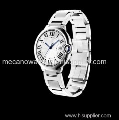 stainless steel watch with special crown
