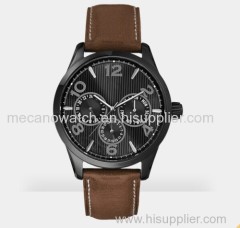 stainless steel watch with multifuncation