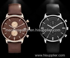 leather watch for man