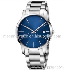 stainless steel band watch