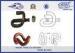 DIN17221 Special E Type railroad clips With Zinc plated , Dacromet