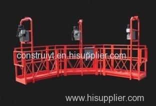 Red Arc Adjustable High Working Steel Rope Suspended Platform Cardle for Construction