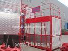 Red 3, 200kg Load Capacity Twin Cage SC200 Lifting Building Hoist Elevator