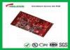 Multilayer PCB with 6Layer printed circuit board thickness 2.5mm Red solder mask
