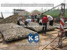 Double Twisted Hexagonal Gabion Mesh Hot Dip Galvanized Wire Reinforced Structure