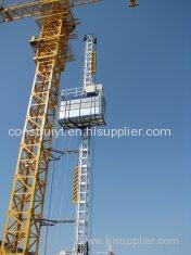 Yellow 2000kg OEM Goods Construction Hoist Elevator for Building