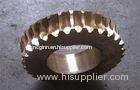Mechanical Brass Precision Gears Worm Wheel by CNC turning &gt; Gear hobbing