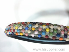 new design ceramic bead rubber molded car steering wheel cover