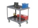 Multi-functional material moving double layers utility hand trolley