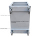 3-layers low handle mobile material ttransport trolley