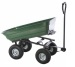 Four pneumatic wheels garden cart