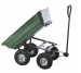 Four pneumatic wheels garden cart