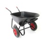 Garden heavy duty wheelbarrow with Plastic tub and Steel handle