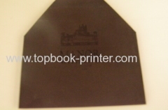 2014 new collection invitation card with black kraft paper envelope