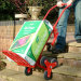 Folding eight wheels garden carts and wheelbarrows