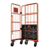 Folding Logistics transport hand truck roll containers