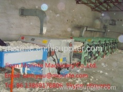 Cotton waste recycling line