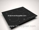 Black 4 Burner Induction Cooktop with CE