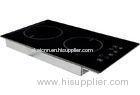 Built In Double Burner Electric Ceramic Cooktop , Infrared Cooker for Family / Commercial Use