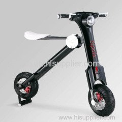 Sipole innovative fashion desgin twin wheel adults motocycle folding electric bicycle