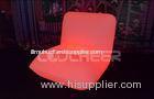 20 Kinds Color fireproof polyethylene Led Sofa / Illuminated Chair Furniture