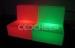 RGB Glowing PE plastic Led Sofa Luxury nightclub lounge furniture 1 year Warranty