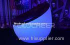 Contemporary LED Lighted Luminous Sofa Curved Chairs With Leather Cushion